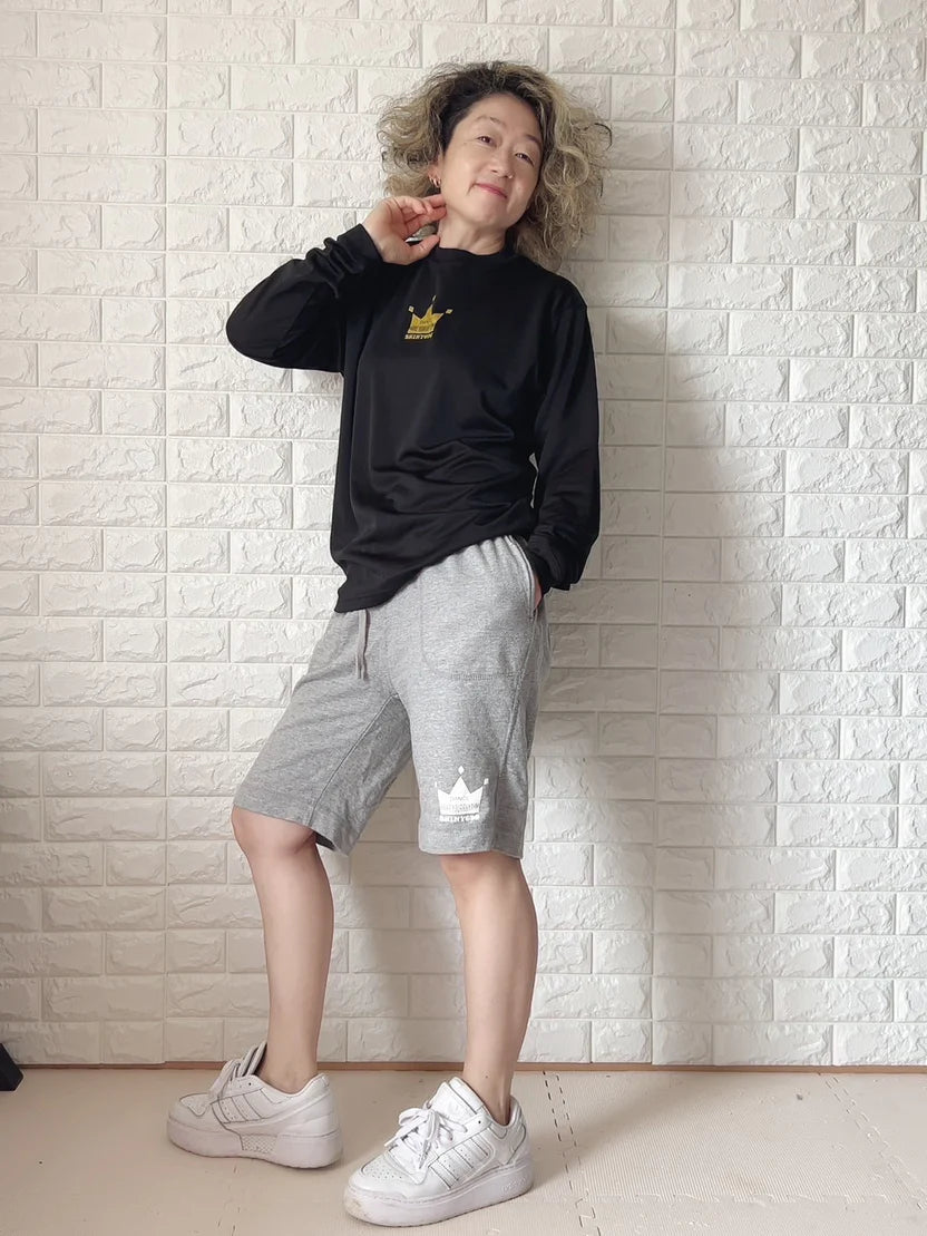 王冠ロゴ コットンハーフパンツ