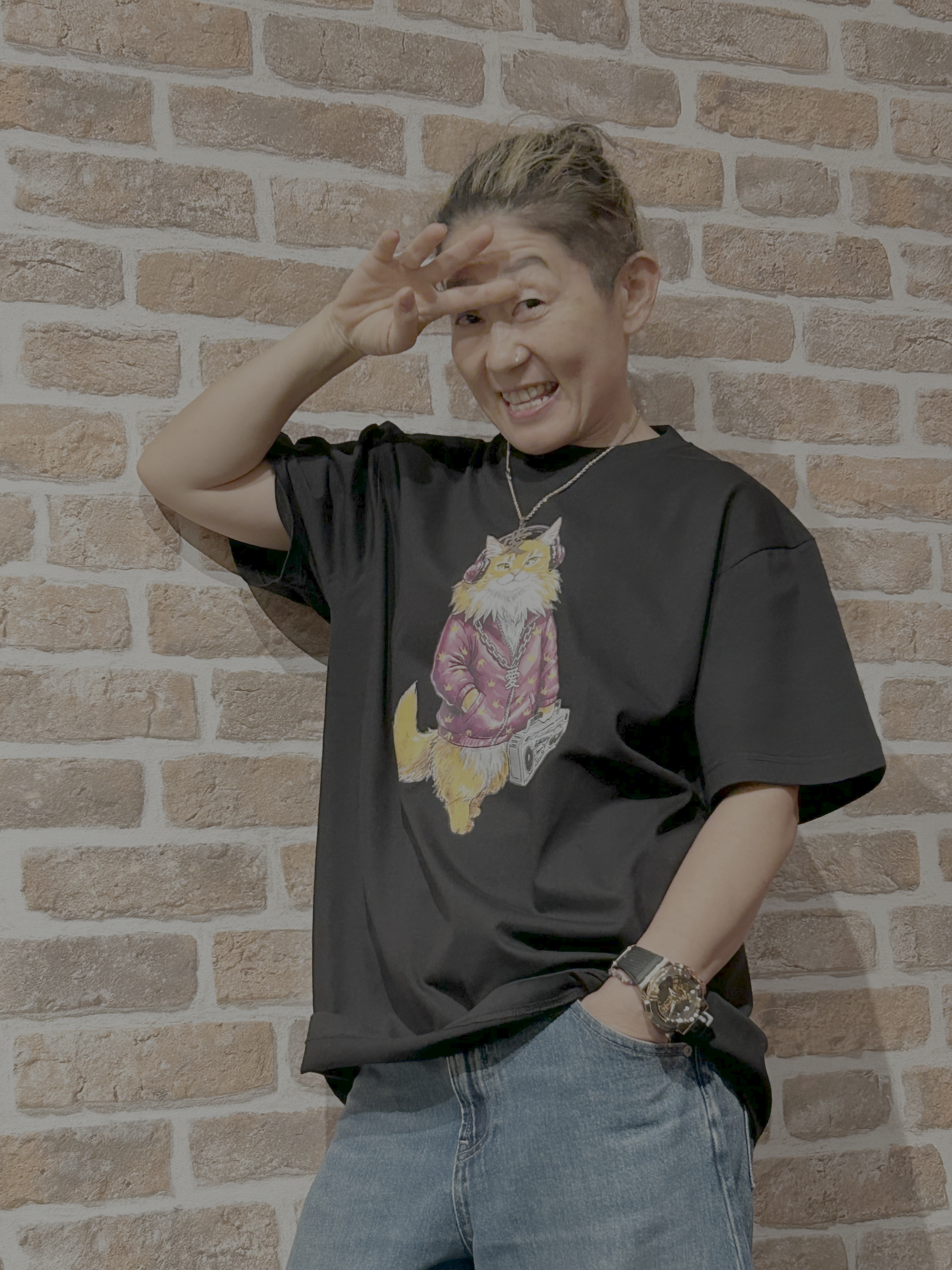 悪ジェリ　コットンTシャツ