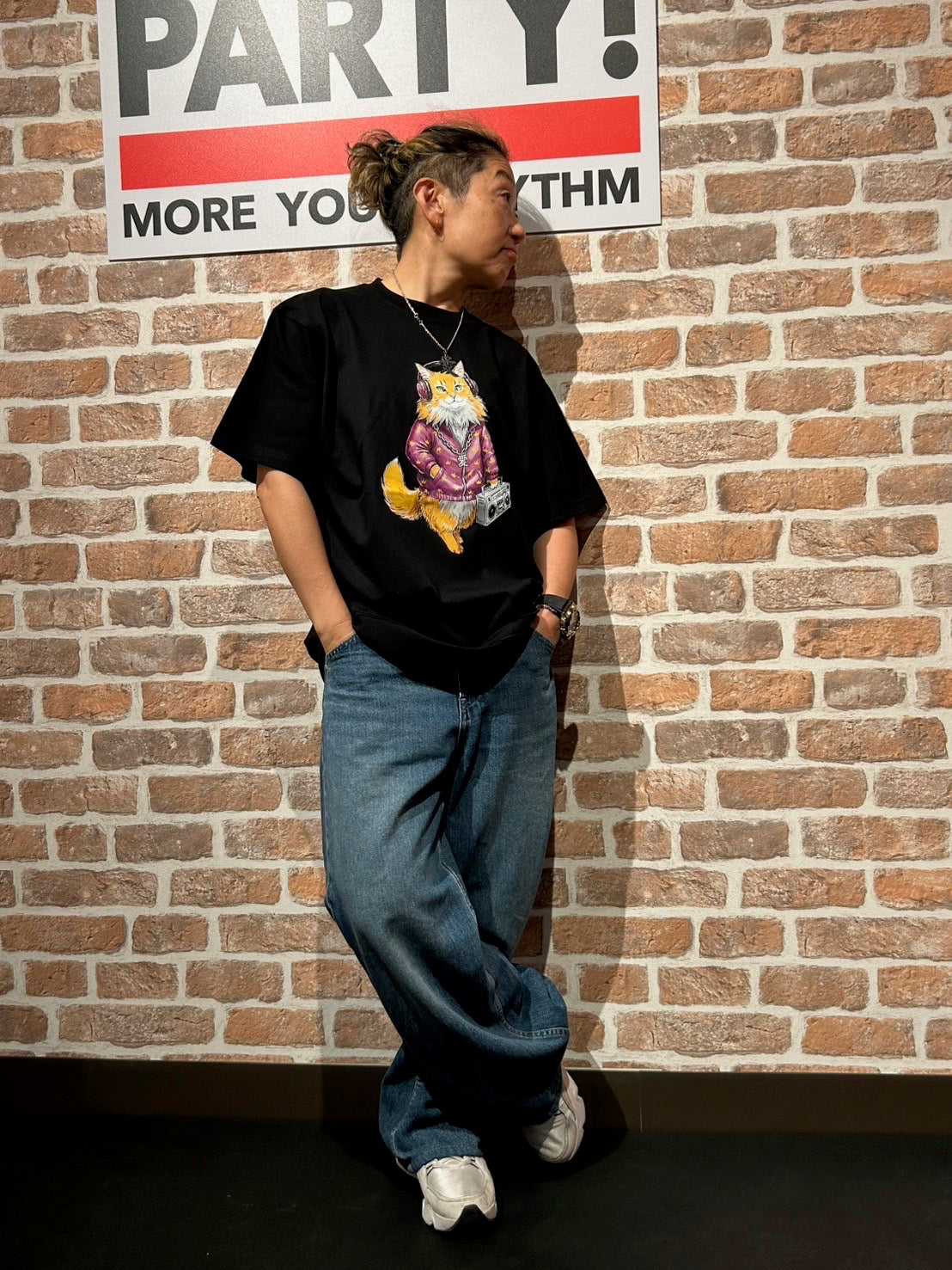 悪ジェリ　コットンTシャツ