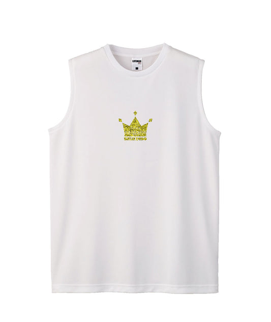 ミニ王冠ノースリーブTシャツ（ホワイト）