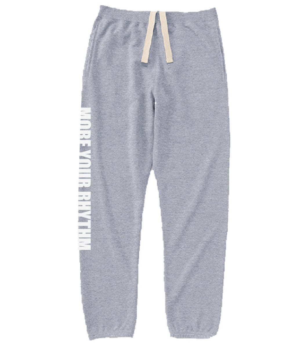 Regular Weight Sweatpants Side Logo (Gray x Pink) [Matching Set Available]